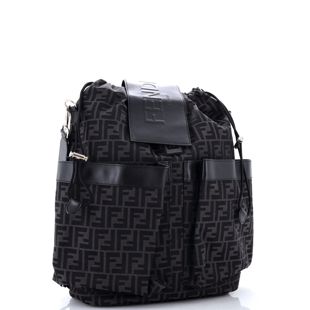 Fendi Double Pocket Drawstring Backpack - Picture 2 of 5